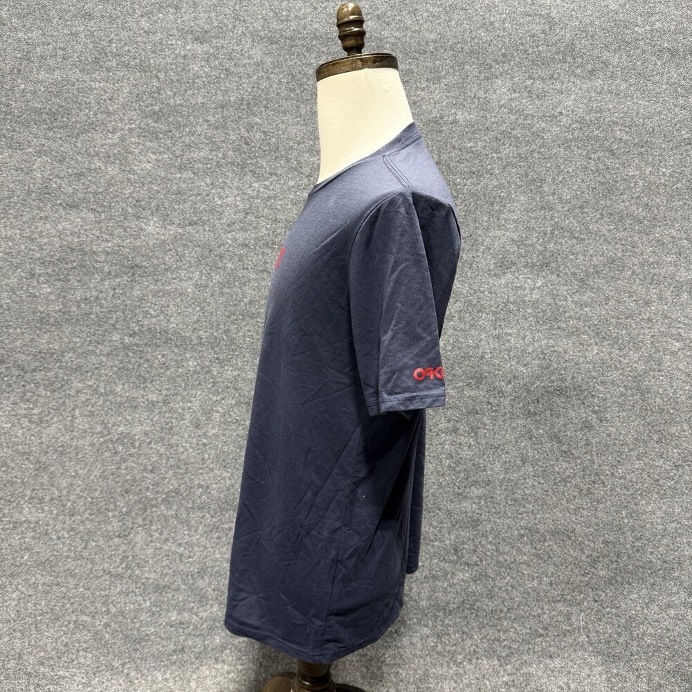 Oakley Team USA T Shirt Mens Medium Navy Blue Regular Fit Olympics Logo Graphic - Picture 4 of 10